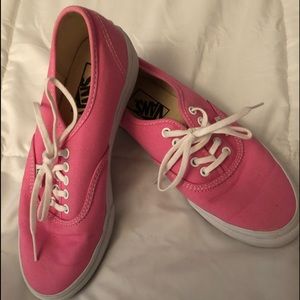 Vans Pink Size 6 Shoe New w/o Tags